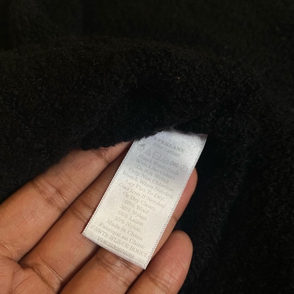 [SOLD] Teddy Crew Neck Sweater- Black - Picture 5 of 5